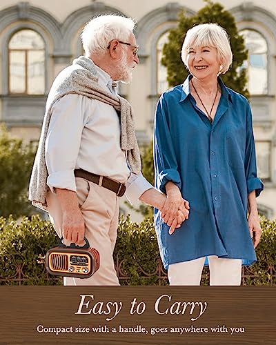 Retro Vintage Bluetooth Portable AM/FM Radio PRUNUS J-150 TWS Support TF Card/USB Playing
| PRUNUS J-150 Small Bluetoot